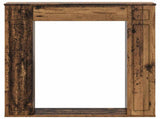 Fireplace Surround Old Wood 100 x 20 x 100 cm Engineered Wood 8006622