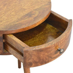 Chestnut Semi Circle Bedside IN1735