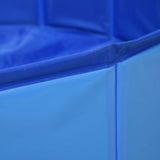 Foldable Dog Swimming Pool Blue 80x20 cm PVC 170825