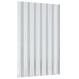 Roof Panels 36 pcs Galvanised Steel Anthracite 60x36 cm 319131