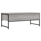 Coffee Table Grey Sonoma 101x49x39.5 cm Engineered Wood 837740
