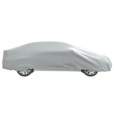 Car Cover for Sedan with Buckle Straps Full Silver L 4008927