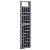 3-Panel Room Divider/Trellis Solid Fir Wood Grey 121x180 cm 316486