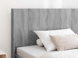 Bed Frame with Storage and Headboard Grey Sonoma 75 x 190 cm 3414072