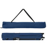 Folding Camping Bed Folding Blue 206 x 76 x 74 cm Oxford fabric 42003162