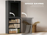 Three-Part Work Desk, with Storage and Chalkboard - Black T3398P551736