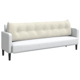 Back Pillow Cream 200 x 24 x 50 cm Velvet 42014612