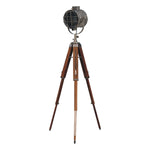 Caged Chrome Spotlight Floor Lamp IN3144