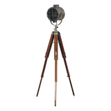 Caged Chrome Spotlight Floor Lamp IN3144