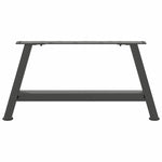 ZNTS Coffee Table Legs A-Shaped 2 pcs Anthracite 70x cm Steel 4012826