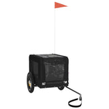 Pet Bike Trailer Black Oxford Fabric&Iron 93912