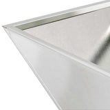 Garden Planter 5 pcs Silver 35 x 35 x 15 cm Stainless Steel 873805