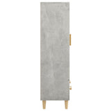 Highboard Concrete Grey 70x31x115 cm Engineered Wood 812550