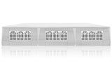 10'x30' Outdoor Party Tent with 8 Removable Sidewalls, Waterproof Canopy Patio Wedding Gazebo, White 84898035