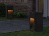 Solar Led Pathway Light 2 pcs Black Cold Rolled Steel 879709