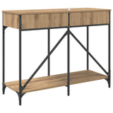Console Table Artisan Oak 100 x 39 x 78.5 cm Engineered Wood 882807