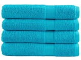 Premium Bath Towels "SOLUND" 4 pcs Turquoise 100x150 cm 600 gsm 137456