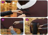Horse Blanket Full Dark Brown 125 cm Polar fleece 42013342