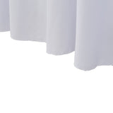 2 pcs Stretch Table Covers with Skirt 243x76x74 cm White 133586