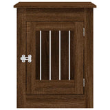 Dog Crate Furniture Brown Oak 55x80x68 cm Engineered Wood 838329
