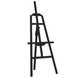 Easel Stand Black 53.5x95x127 cm Solid Wood Pine 30221