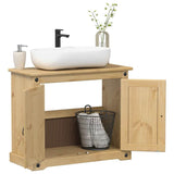 Bathroom Sink Cabinet Corona 73x33x60 cm Solid Wood Pine 4002791