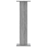 Plant Stands 2 pcs Grey Sonoma 30x30x95 cm Engineered Wood 3307878