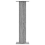 Plant Stands 2 pcs Grey Sonoma 30x30x95 cm Engineered Wood 3307878