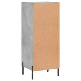 Sideboard Concrete Grey 34.5x34x90 cm Engineered Wood 828808