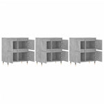 Sideboards 3 pcs Concrete Grey Engineered Wood 3190193