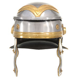 Roman Soldier Helmet Antique Replica LARP Silver Steel 286210