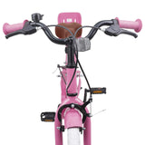 Kids Bike 18 Inches for 5-7 Years Old Light Pink 42009422