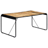 Dining Table 180x90x76 cm Solid Rough Mango Wood 247866