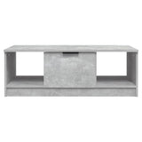 Coffee Table Concrete Grey 102x50x36 cm Engineered Wood 811353