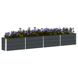 Planter Anthracite 320 x 40 x 45 cm Steel 42018190