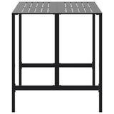 Bar Table Black 100x100x110 cm Powder-coated Steel 4009269