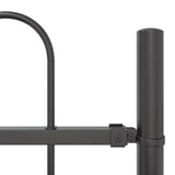 Garden Fence 7 pcs Grey 11.9 x 1.5 m Powder-coated Steel 3334137