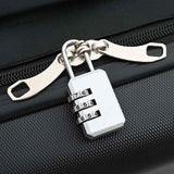 Suitcase Folding with Lock Black 34 x 23 x 55.5 cm ABS Plastic 42006226