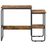 Desk with Storage Smoked Oak 100 x 50 x 75 cm 8007992