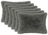 Cushion with Pillow HEERLEN 6 pcs Light Green PV Fleece 927245