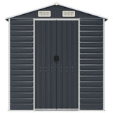 Garden Shed Anthracite 191x725x198 cm Galvanised Steel 3188260