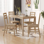 5 Piece Dining Set Solid Wood Acacia 3106441