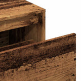 Hall Bench 80x40x45 cm Old Wood Engineered Wood 856752