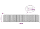 Gabion with 3.5 mm Wire and 5x10 cm Mesh 550x20x150 cm 3462653
