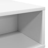Coffee Table White 100 x 46 x 35 cm Engineered Wood 8000236
