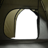 Camping Tent Dome 4-Person Brown Waterproof 4009619