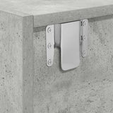 TV Cabinet Concrete Grey 100x31x25.5 cm Engineered Wood 861478
