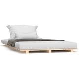 Bed Frame without Mattress 100x200 cm Solid Wood Pine 824553