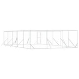 Outdoor Dog Kennel Silver 6x10x2 m Galvanised Steel 3190461
