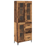 Highboard Old Wood 69.5 x 34 x 180 cm Engineered Wood 3415633